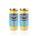 Heavenly Organics Organic Raw & Unfiltered White Honey (2-Pack / 22 oz jars)