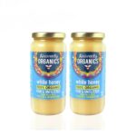 Heavenly Organics Organic Raw & Unfiltered White Honey (2-Pack / 22 oz jars)
