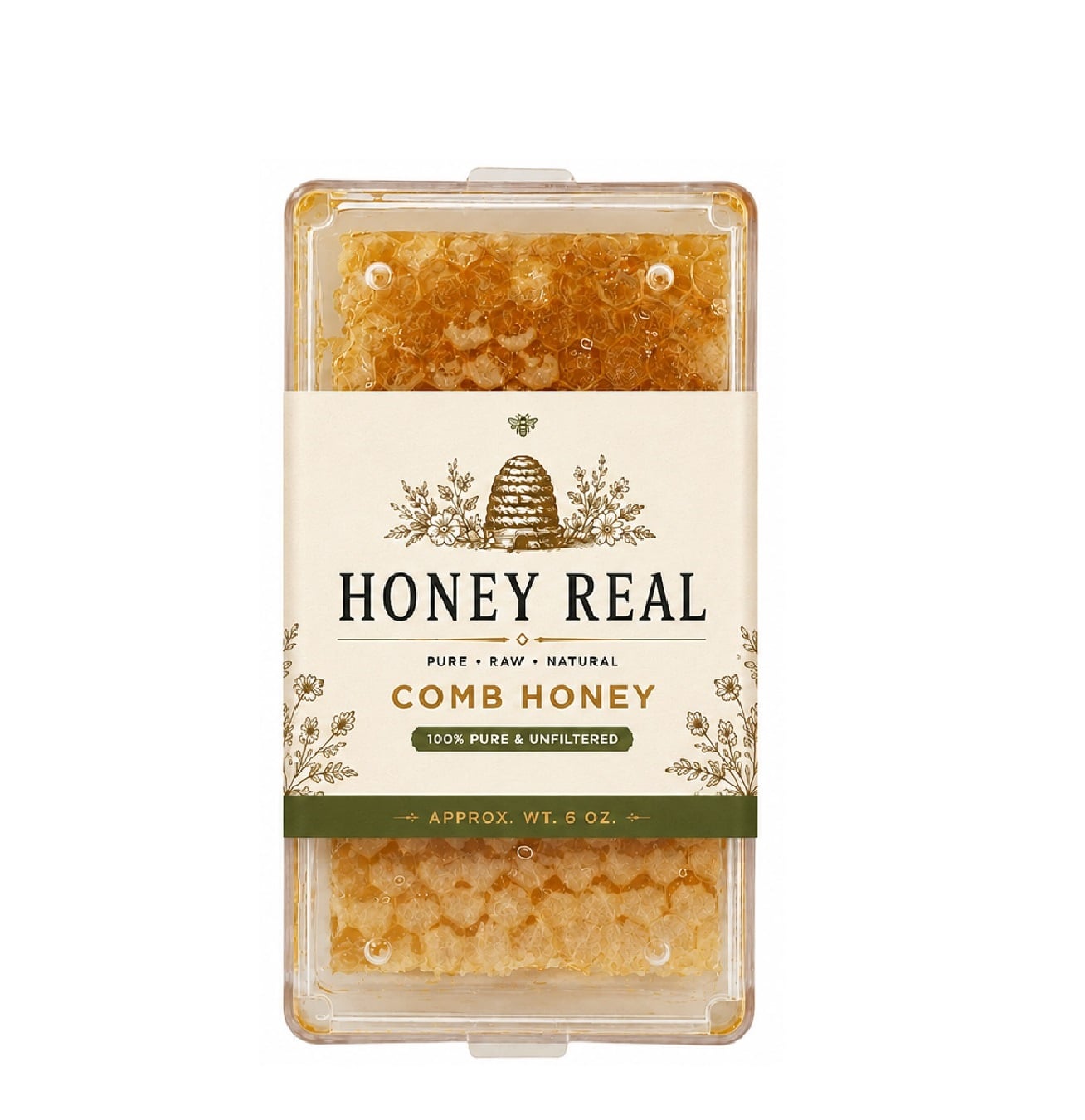 zx0 HONEY Real Honey Comb, 6 OZ - Image 1